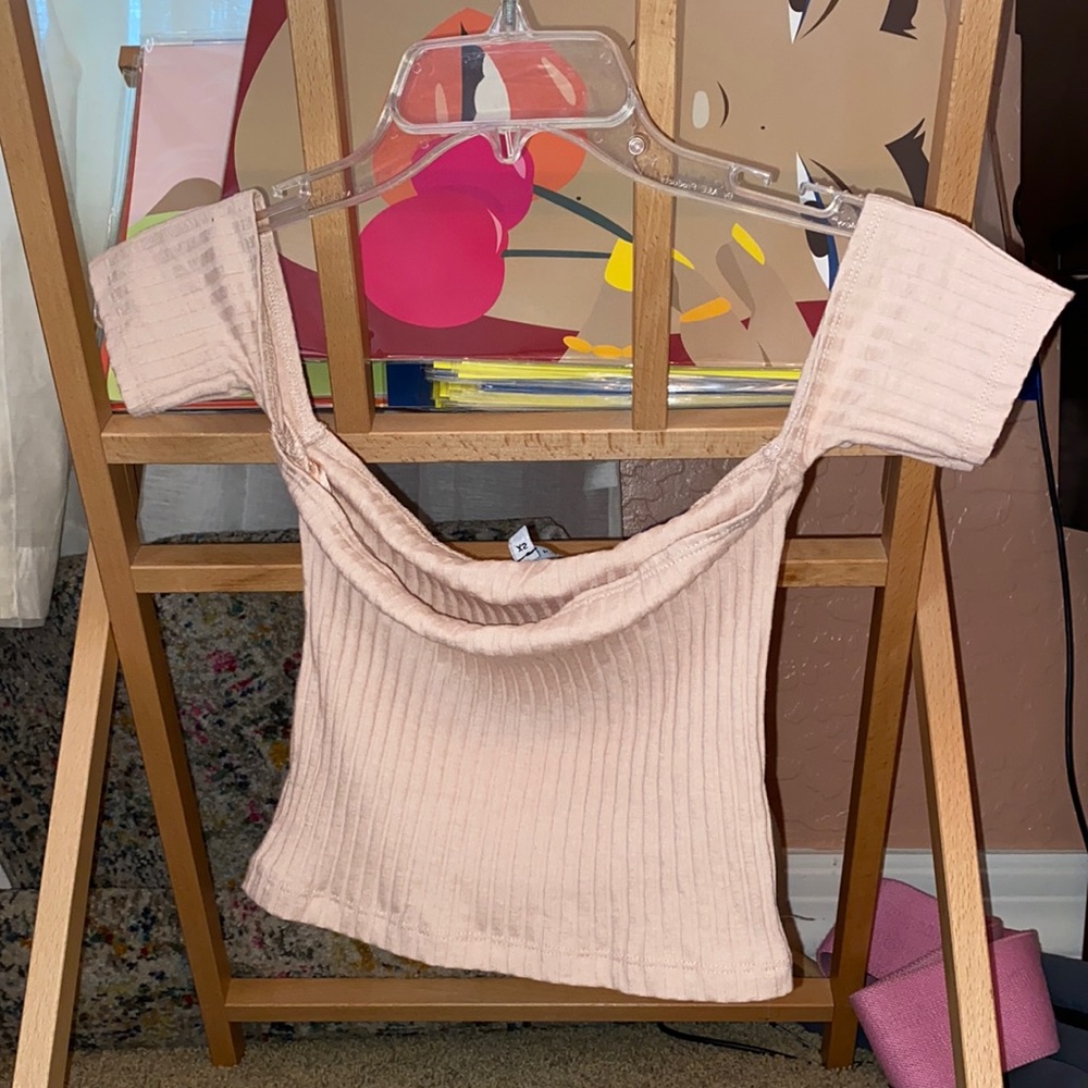 Kendall & Kylie Blush pink Crop top